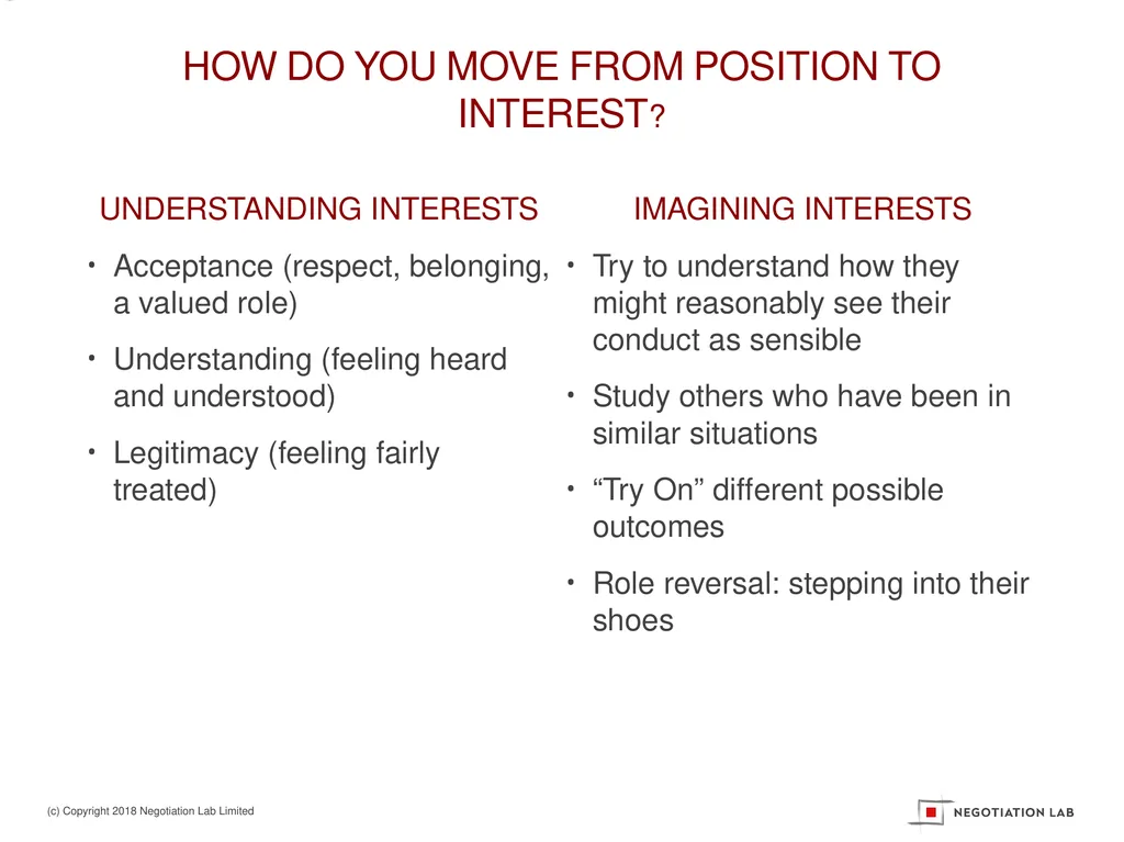 “A safe environment to learn and test negotiation - slide 19 of 30