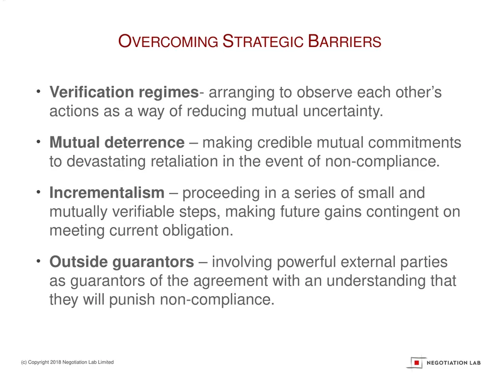 “A safe environment to learn and test negotiation - slide 7 of 30