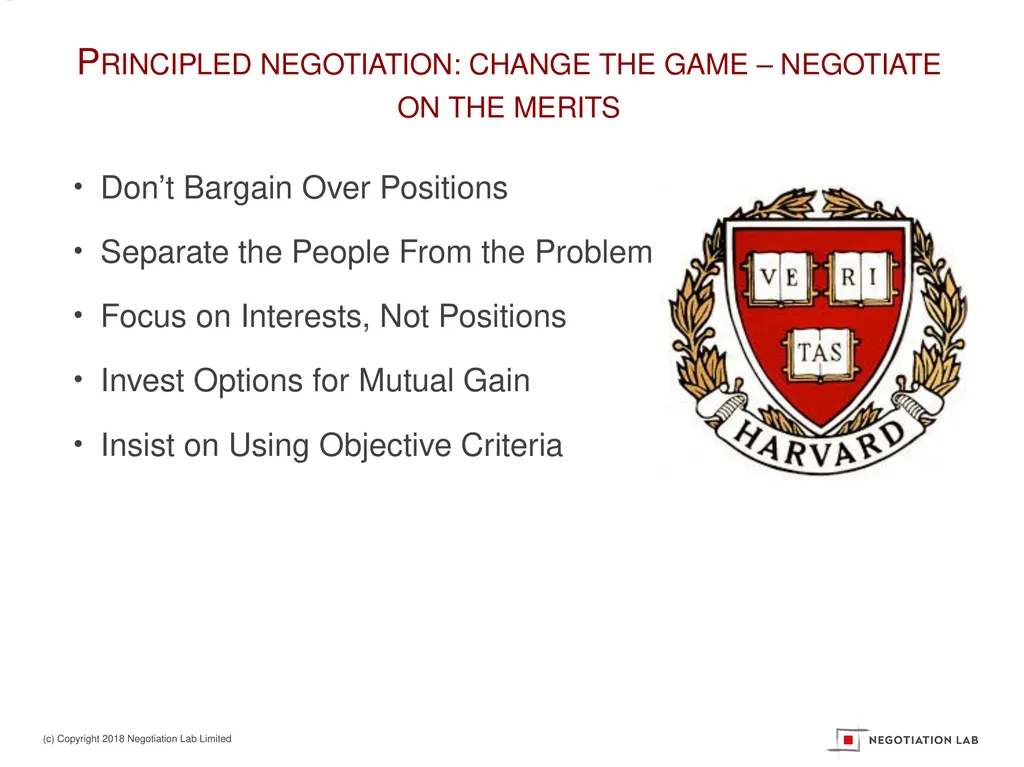 “A safe environment to learn and test negotiation - slide 13 of 30