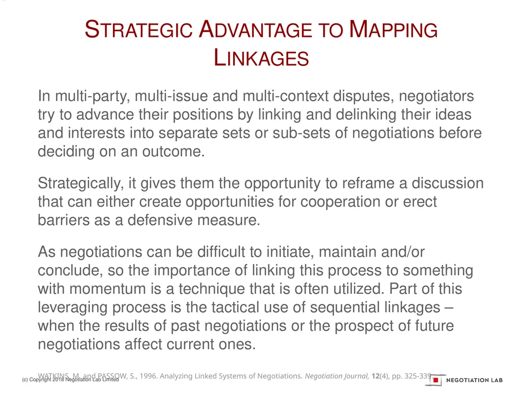 “A safe environment to learn and test negotiation - slide 9 of 30
