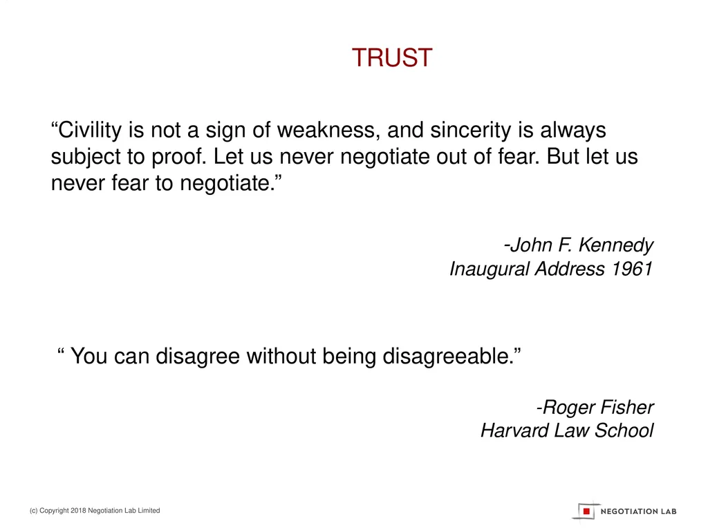 “A safe environment to learn and test negotiation - slide 25 of 30