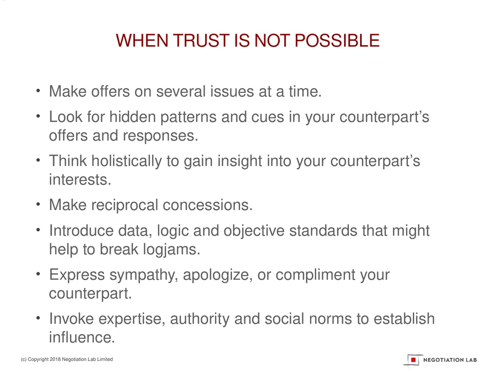 “A safe environment to learn and test negotiation - slide 28 of 30