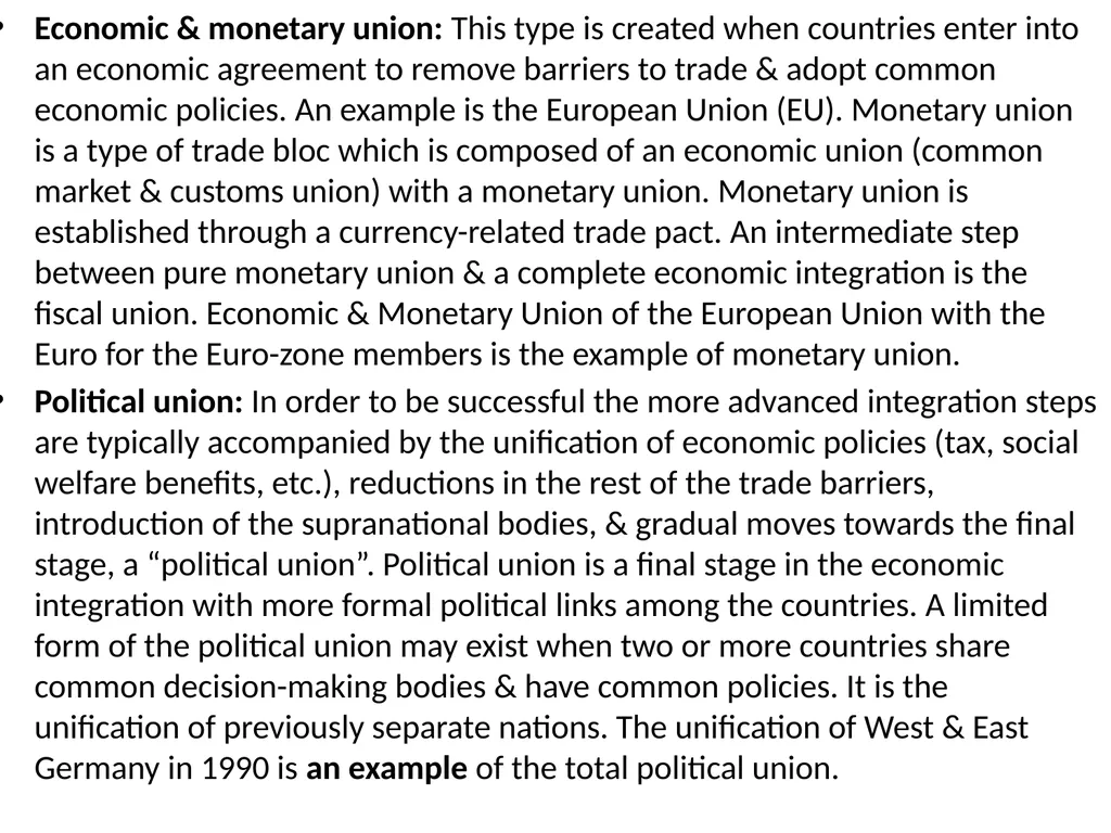 UNIT 2 International Business Environment Trading - slide 37 of 82