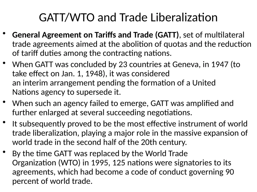 UNIT 2 International Business Environment Trading - slide 64 of 82