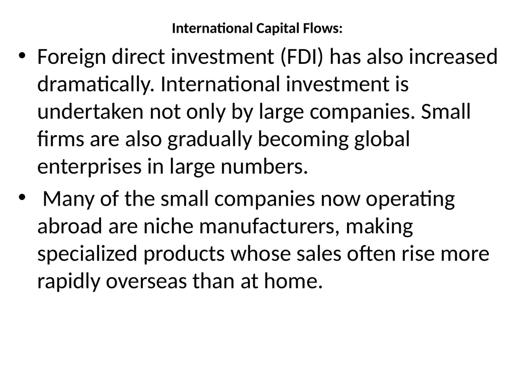 UNIT 2 International Business Environment Trading - slide 7 of 82