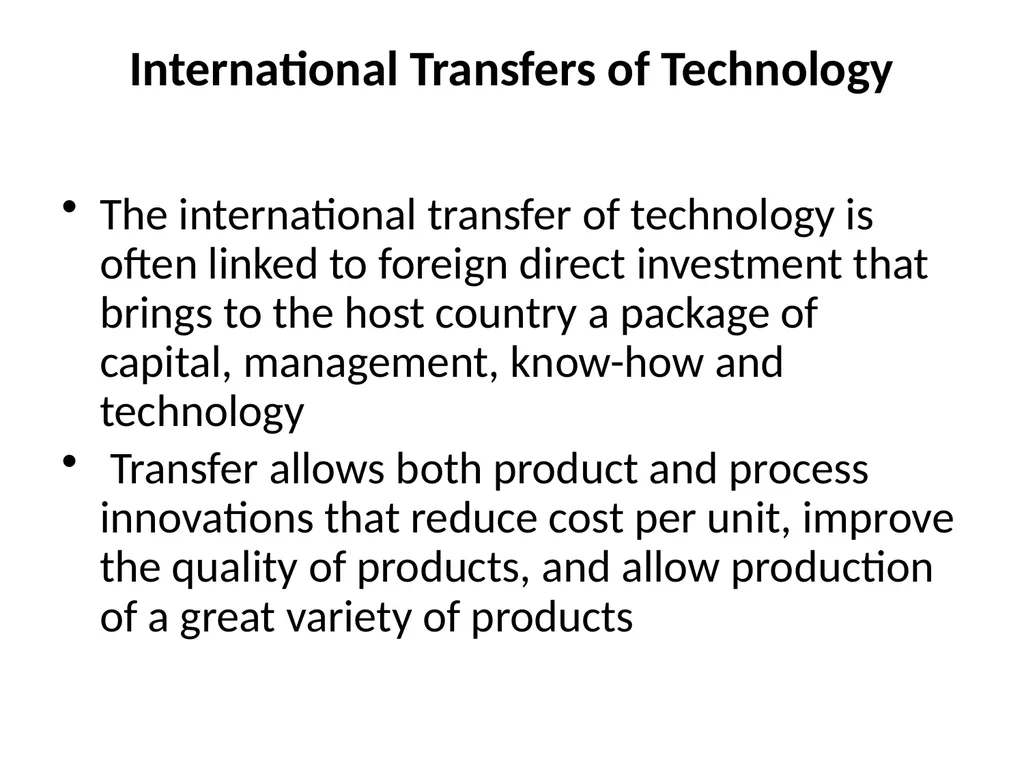 UNIT 2 International Business Environment Trading - slide 8 of 82