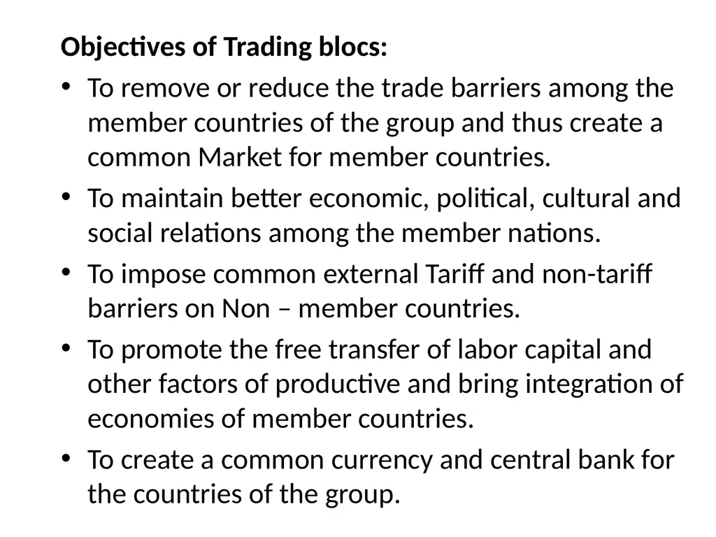 UNIT 2 International Business Environment Trading - slide 29 of 82