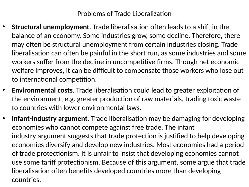 UNIT 2 International Business Environment Trading - slide 69 of 82