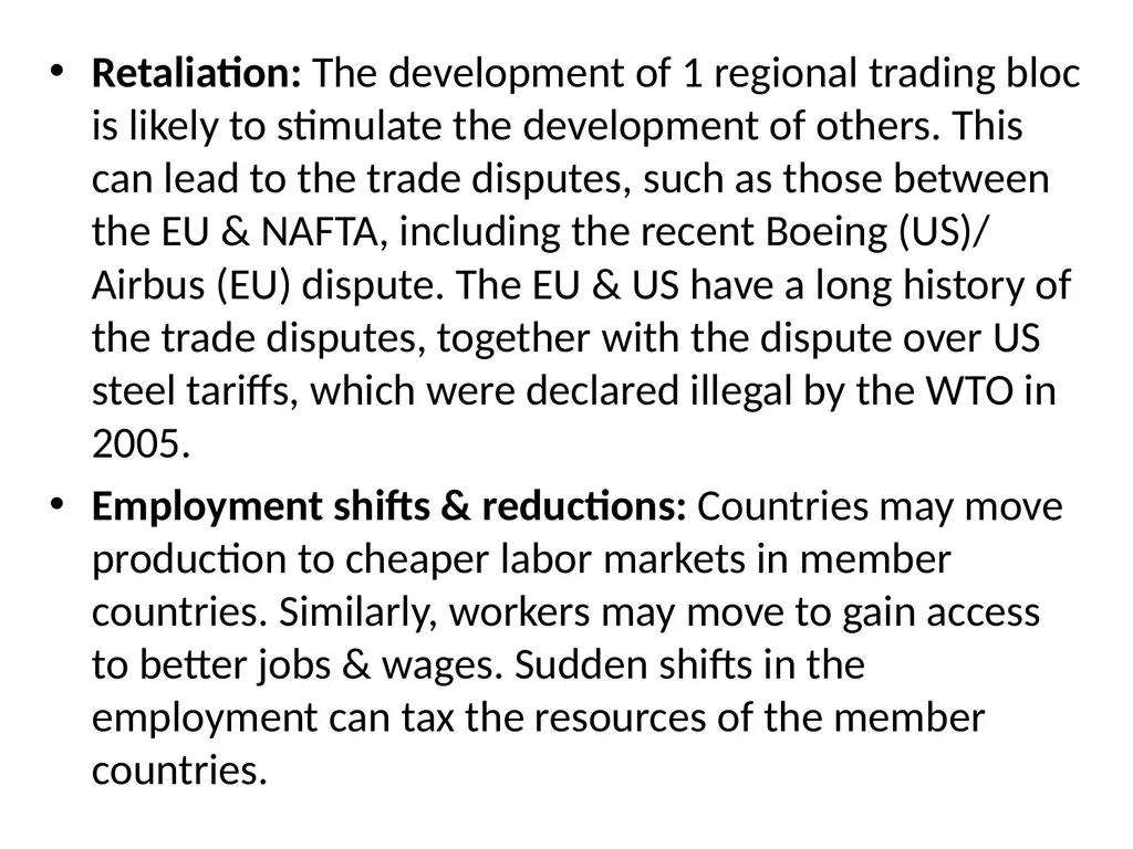 UNIT 2 International Business Environment Trading - slide 41 of 82