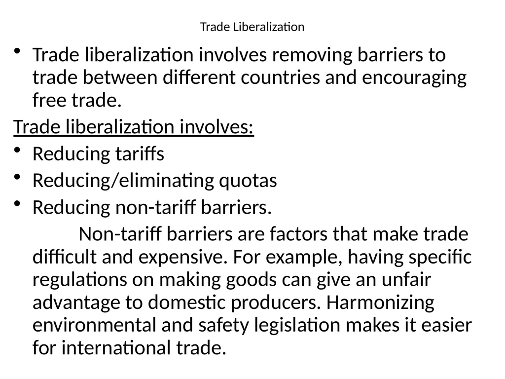 UNIT 2 International Business Environment Trading - slide 66 of 82