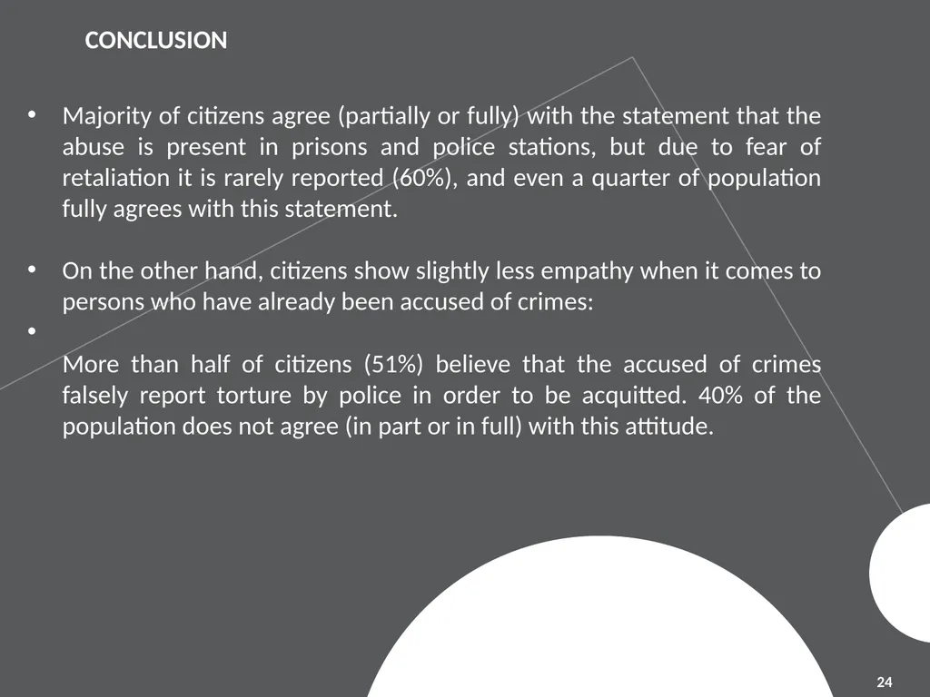 ATTITUDES ON TORTURE Mart 2012 © 2012 Ipsos. All - slide 24 of 25
