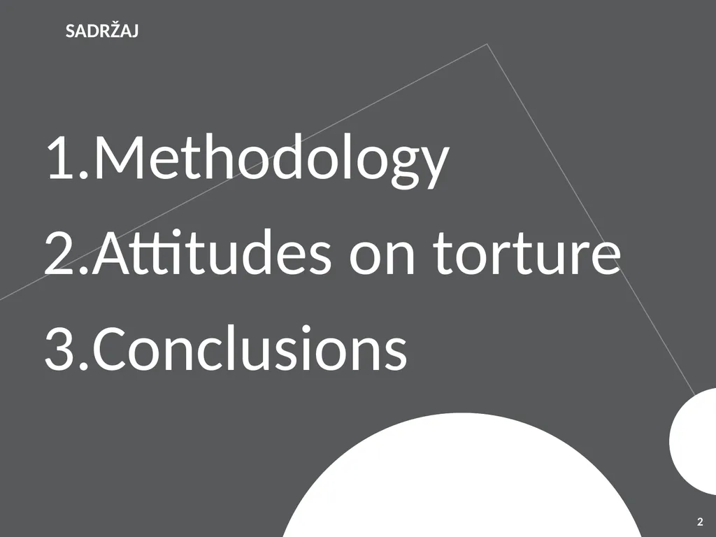 ATTITUDES ON TORTURE Mart 2012 © 2012 Ipsos. All - slide 2 of 25