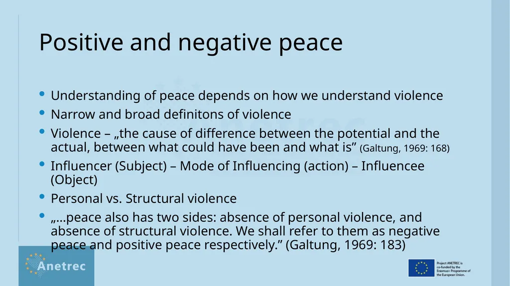 Peace and conflict studies and reconciliation - slide 11 of 14
