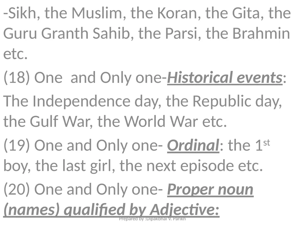 The Article Prepared By : Dipakbhai V. Parikh - slide 24 of 28