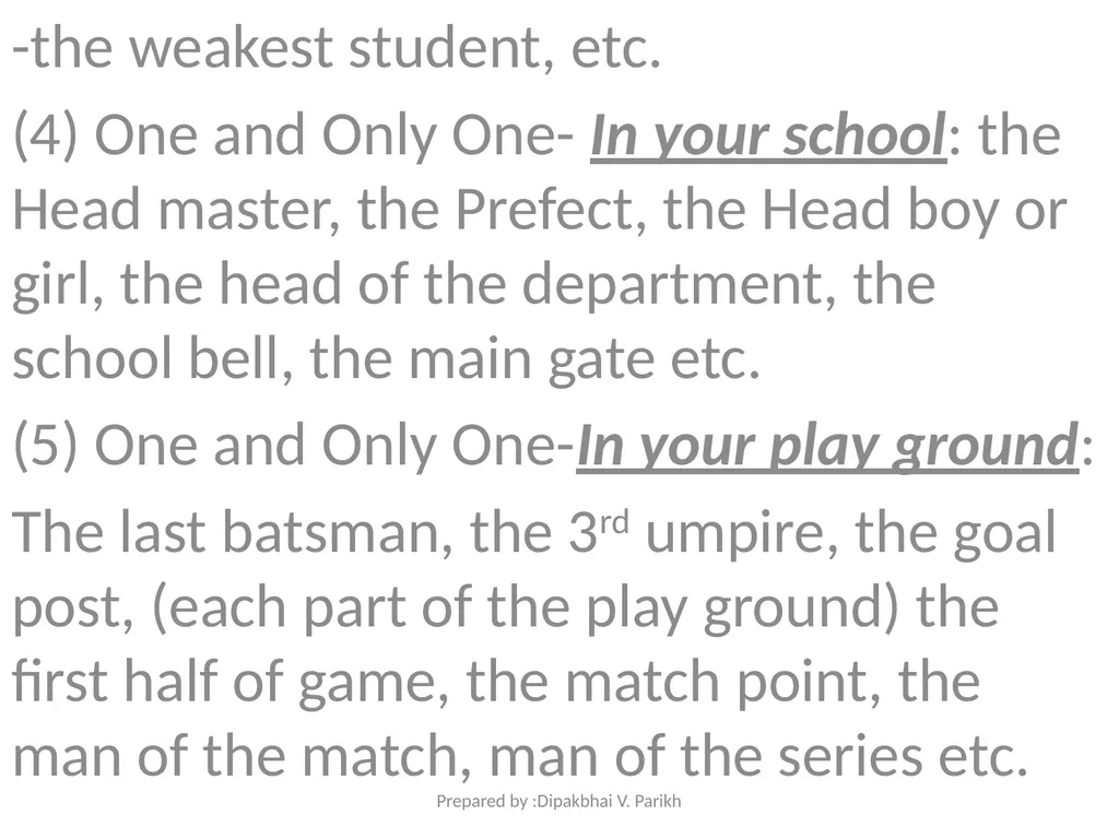 The Article Prepared By : Dipakbhai V. Parikh - slide 18 of 28
