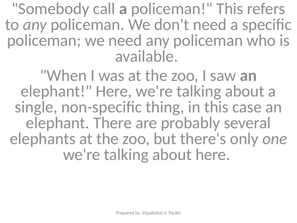 The Article Prepared By : Dipakbhai V. Parikh - slide 6 of 28