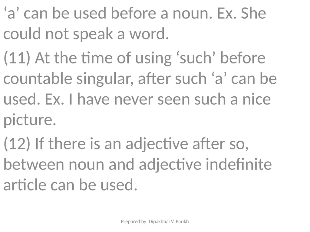 The Article Prepared By : Dipakbhai V. Parikh - slide 15 of 28