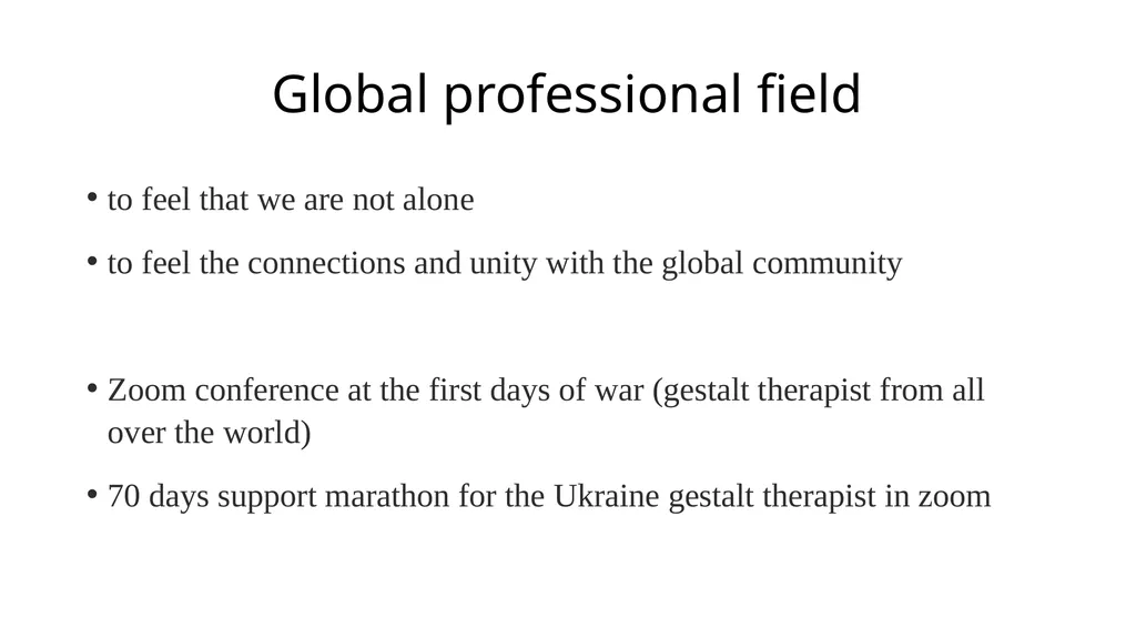 Gestalt therapy and gestalt therapist during the - slide 3 of 11
