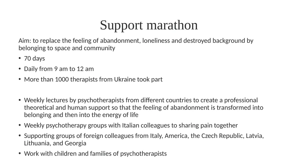 Gestalt therapy and gestalt therapist during the - slide 4 of 11