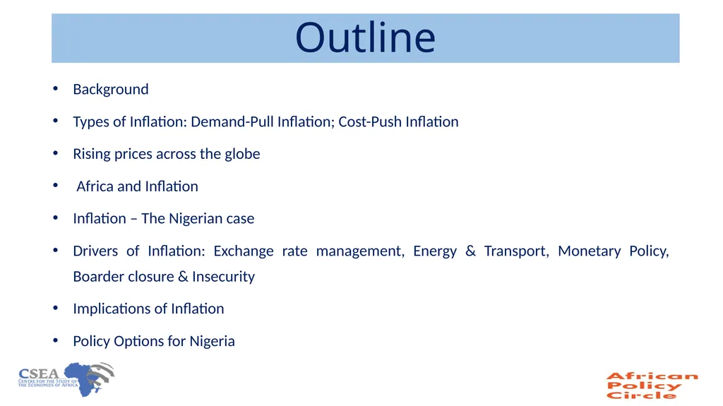 On Rising inflation in Nigeria Chukwuka Onyekwena - slide 2 of 17