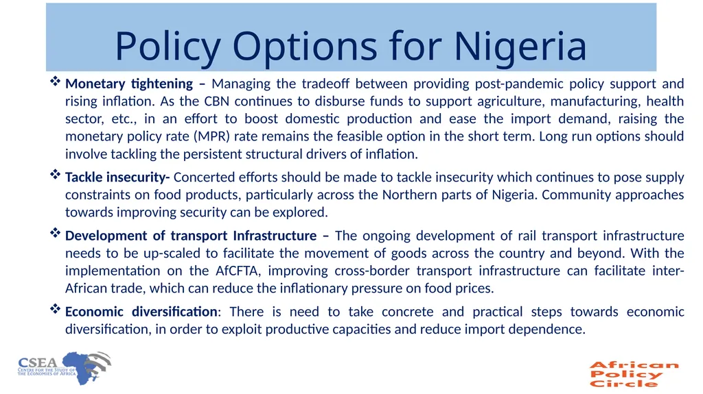 On Rising inflation in Nigeria Chukwuka Onyekwena - slide 16 of 17