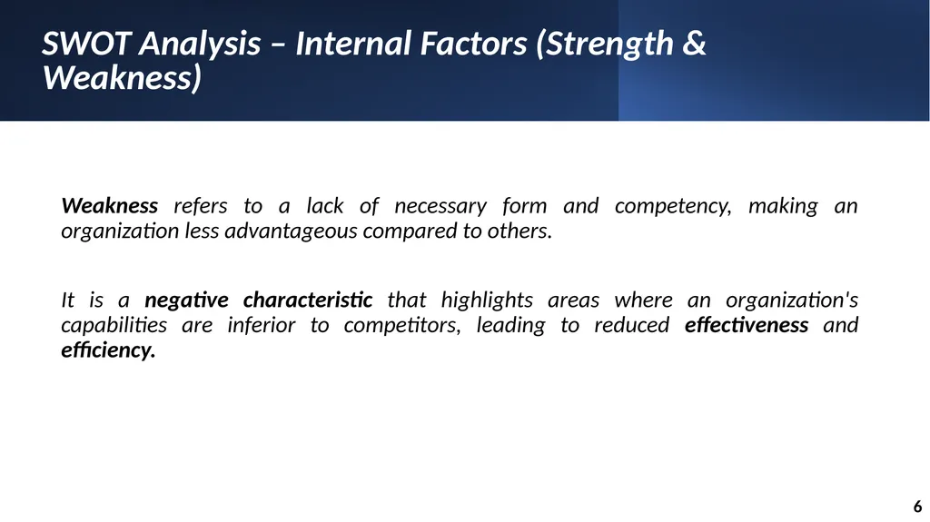 Marketing (BUS: 221) SWOT Analysis Tishk - slide 8 of 16