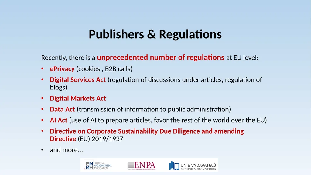 Expectations for press and media freedom in the - slide 7 of 13