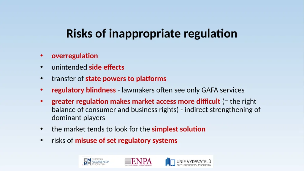 Expectations for press and media freedom in the - slide 8 of 13