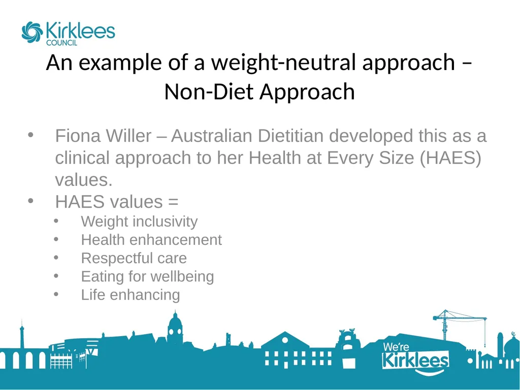 Compassionate Approach to Tackling Obesity (Weight - slide 9 of 13