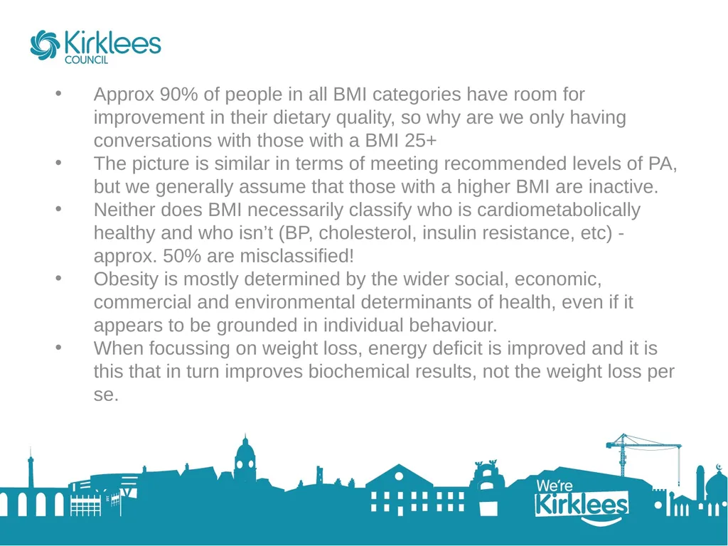 Compassionate Approach to Tackling Obesity (Weight - slide 5 of 13
