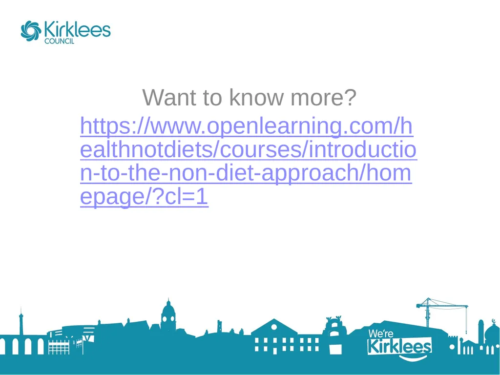 Compassionate Approach to Tackling Obesity (Weight - slide 13 of 13