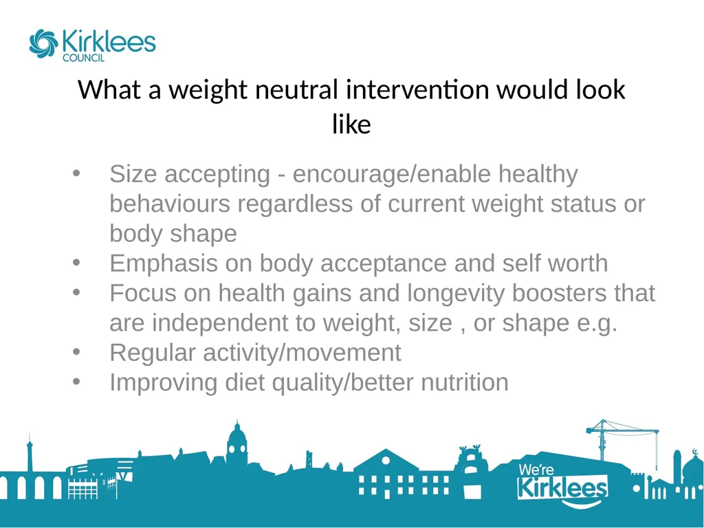 Compassionate Approach to Tackling Obesity (Weight - slide 6 of 13
