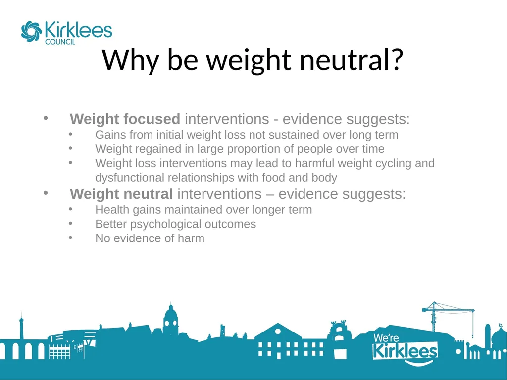 Compassionate Approach to Tackling Obesity (Weight - slide 3 of 13