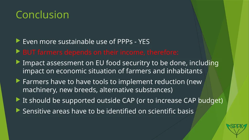 Sustainable use of plant protection products Ján - slide 12 of 13