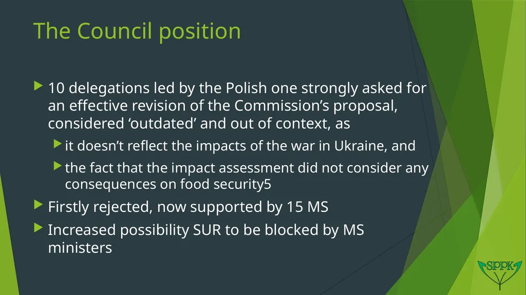 Sustainable use of plant protection products Ján - slide 9 of 13
