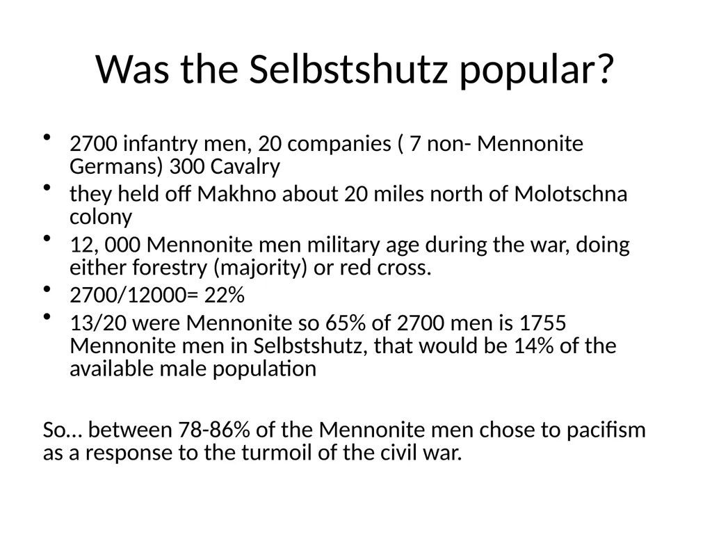Counter Views of When they Shall Ask Mennonite - slide 11 of 12