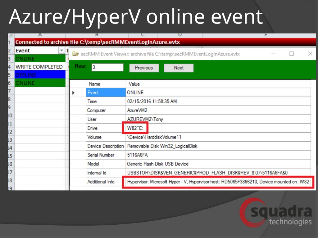 SQUADRA TECHNOLOGIES security Removable Media - slide 14 of 19