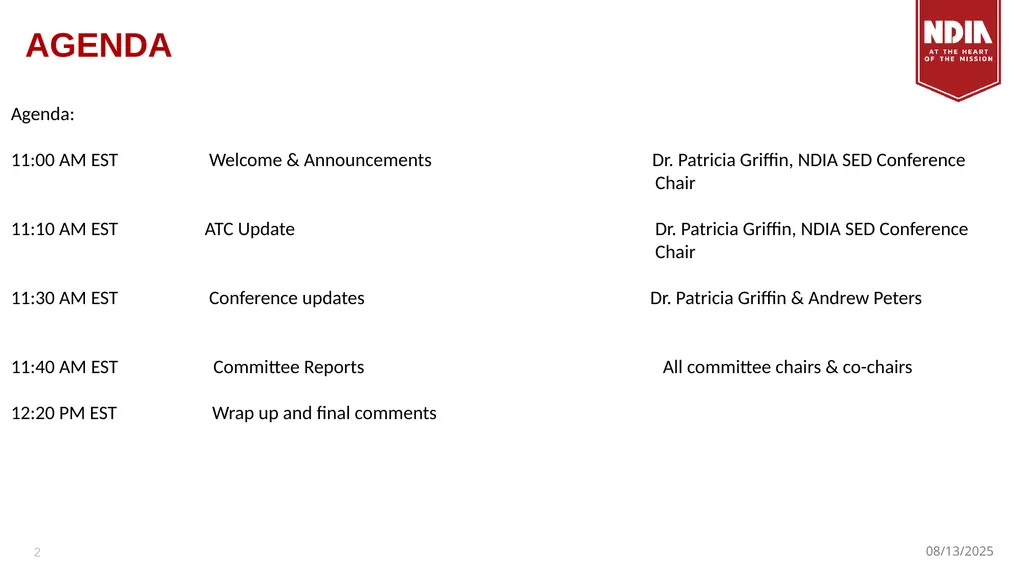 System Engineering Division Monthly Meeting - slide 2 of 22