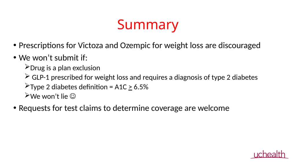 Weight Loss Drug PA Process Jerilyn Cook, PharmD, - slide 14 of 14