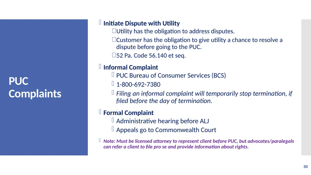 Utility Assistance - What You Need to Know! July - slide 30 of 32