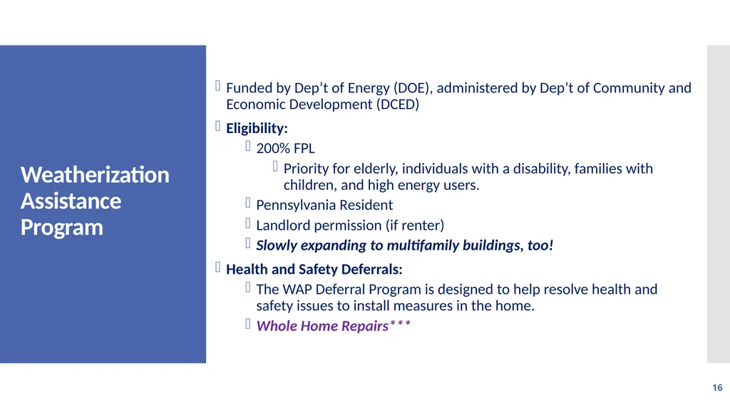 Utility Assistance - What You Need to Know! July - slide 16 of 32