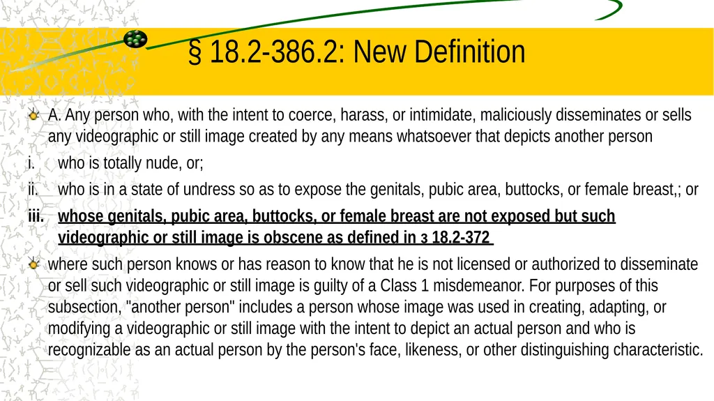 CASC 2024 Legislative Update For Virginia Law - slide 54 of 106