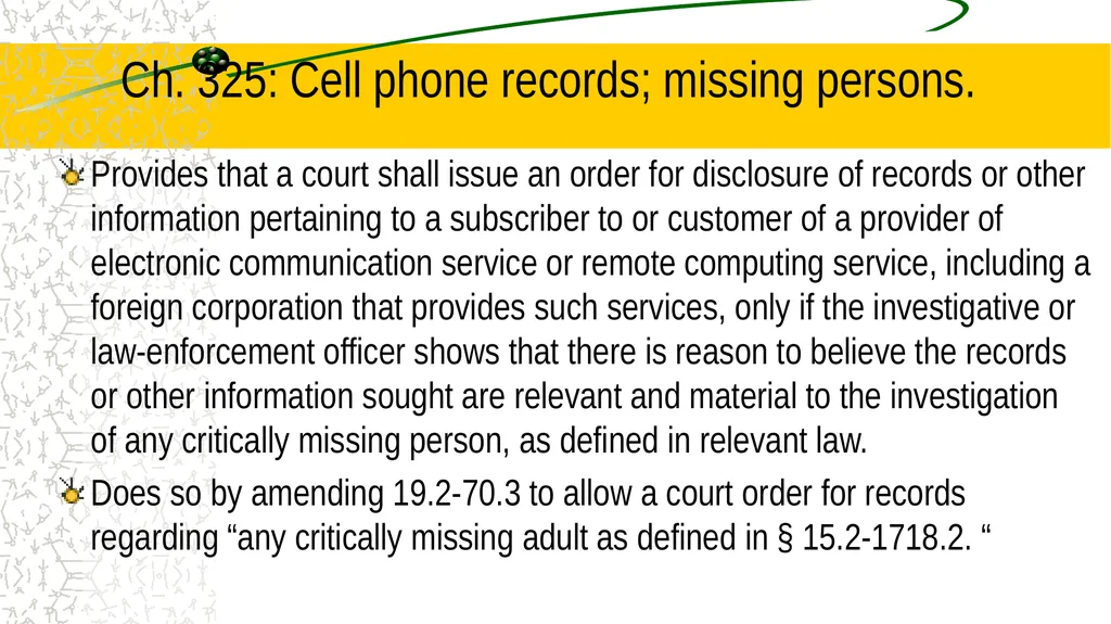 CASC 2024 Legislative Update For Virginia Law - slide 8 of 106