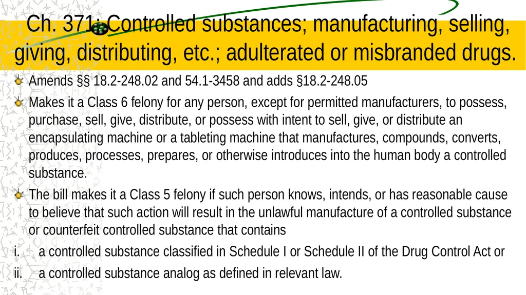 CASC 2024 Legislative Update For Virginia Law - slide 47 of 106