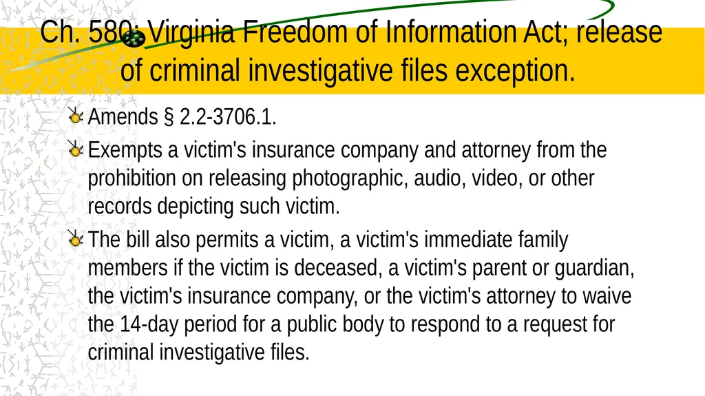 CASC 2024 Legislative Update For Virginia Law - slide 75 of 106