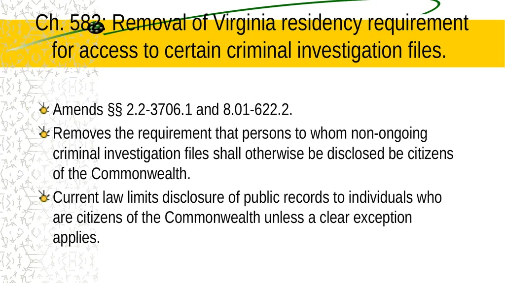 CASC 2024 Legislative Update For Virginia Law - slide 76 of 106