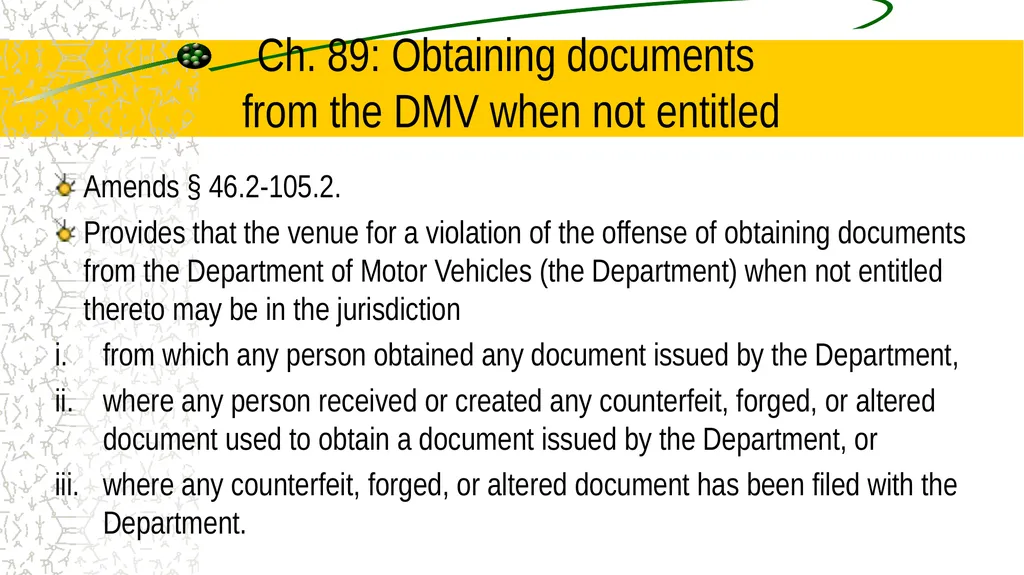 CASC 2024 Legislative Update For Virginia Law - slide 33 of 106