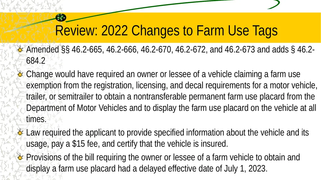 CASC 2024 Legislative Update For Virginia Law - slide 70 of 106