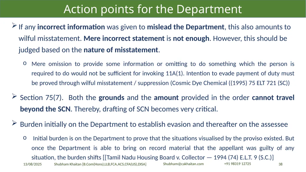 Demand and Recovery By CA Shubham Khaitan, B.COM - slide 38 of 60