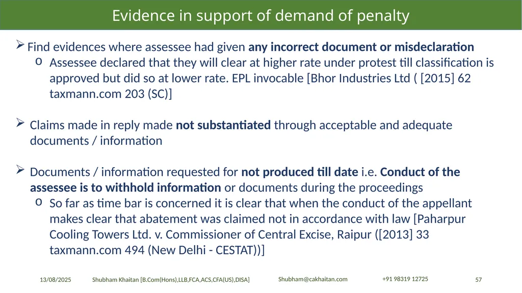 Demand and Recovery By CA Shubham Khaitan, B.COM - slide 57 of 60